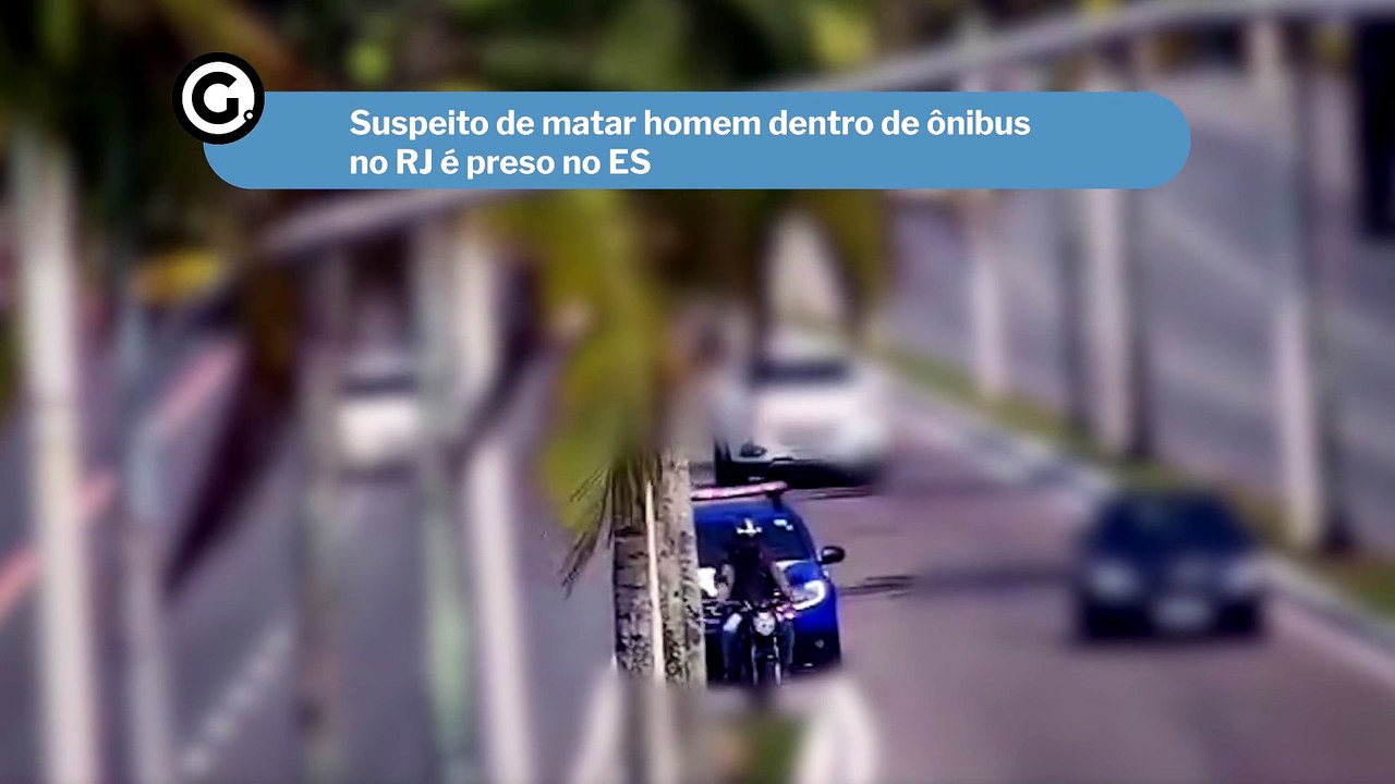 Suspeito de matar homem dentro de ônibus no RJ é preso no ES