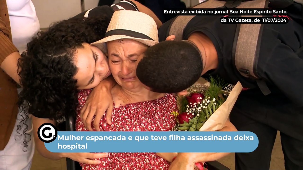 Mulher espancada e que teve filha assassinada deixa hospital