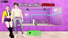 RUMI & JINU PRISON RUN! Obby roblox Gameplay Walkthrough No Death 4K