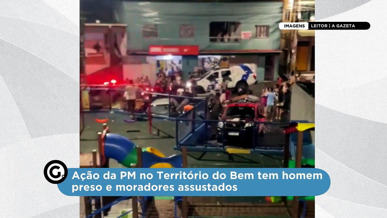 Ação da PM no Território do Bem tem homem preso e moradores assustados