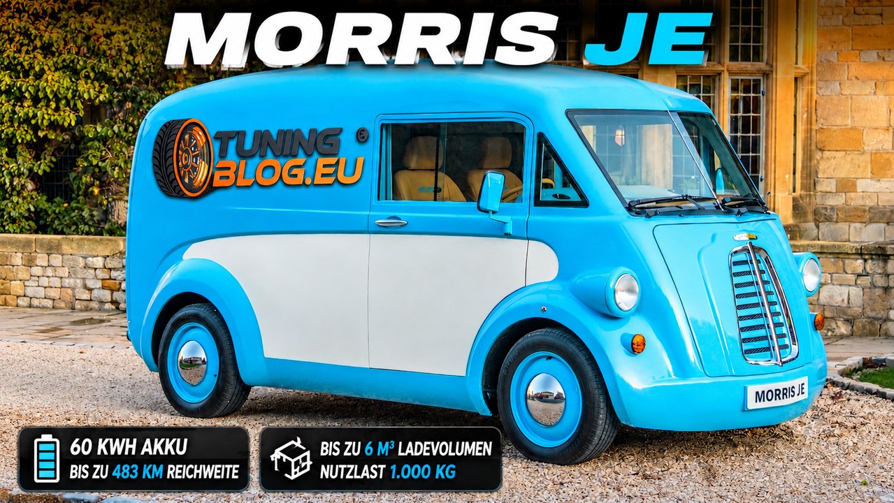 Morris je: carbon-karosserie und vielseitige ausbauoptionen