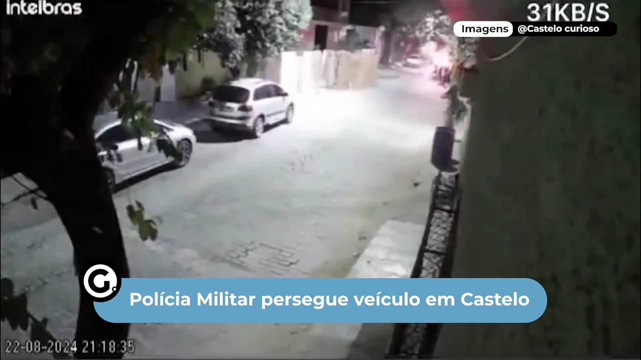 Polícia Militar persegue veículo em Castelo