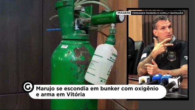 Marujo se escondia em bunker com oxigênio e arma em Vitória