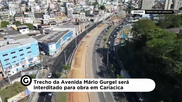 Trecho da Avenida Mário Gurgel será interditado para obra em Cariacica