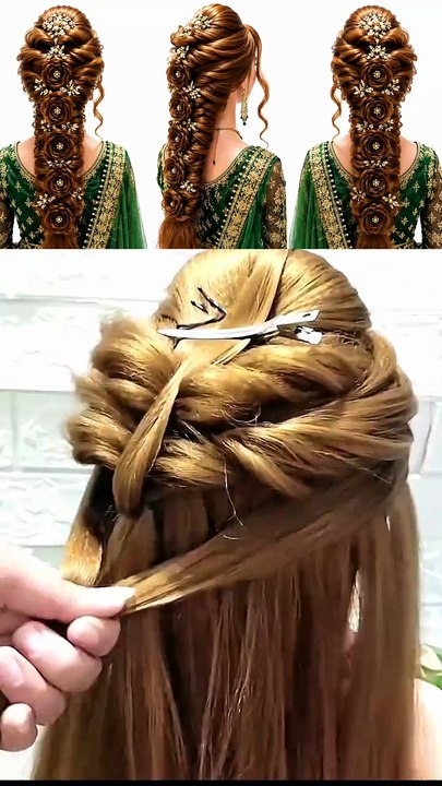 front hairstyle|ladies hair style for wedding|bridal hairstyle|party hairstyle|easy hairstyles  Your Queries.simple hairstyle for short hair, simple hair style girl,easy front variation hairstyle,Beautiful & Different Hairstyles Tutorial | New Simple Hair