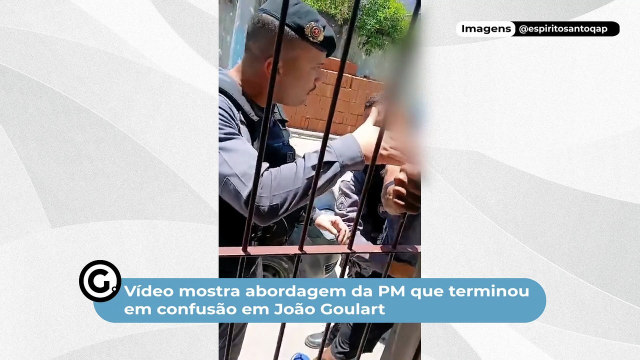 Vídeo mostra abordagem da PM que terminou em confusão em João Goulart