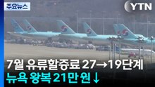 7월 국제선 유류할증료 27→19단계...뉴욕 왕복 21만 원↓ / YTN