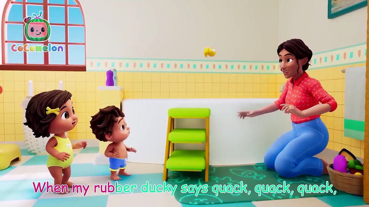 Rubber Duckie Bath Time Song _ CoComelon Nursery Rhymes & Kids Songs [Full Movie]