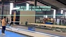 Commissioning the Intelligent Milling Processing Center 700 for Aluminum Profile  #cncmill#aluminum
