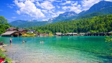 Schönau am Königssee Germany Scenic Alpine Village 4K 60fps