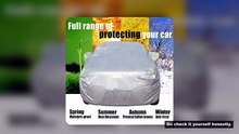 Outdoor Car Cover For Toyota Yaris Vitz Auto Indoor Sun Shade Anti-UV Rain Snow Ice Resistant Cover