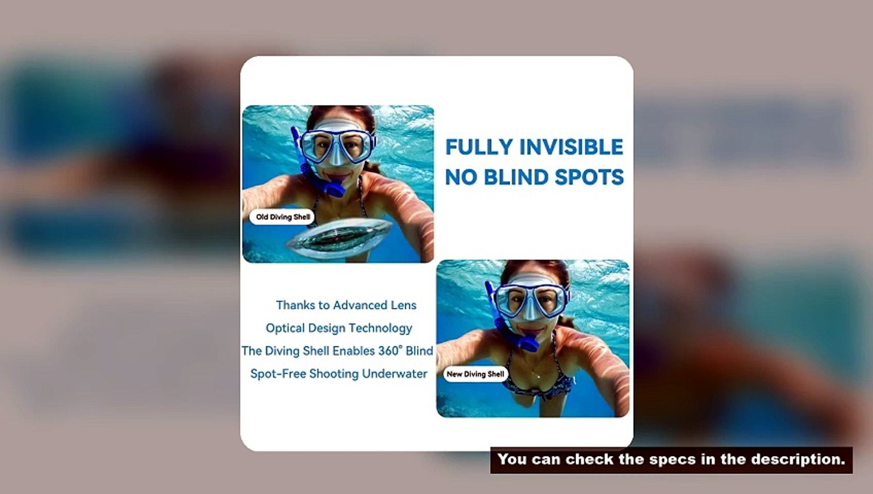 60M for Insta 360 X5 Dive Case Waterproof Housing Cover for Insta360 X5 Invisible Diving Case Underw