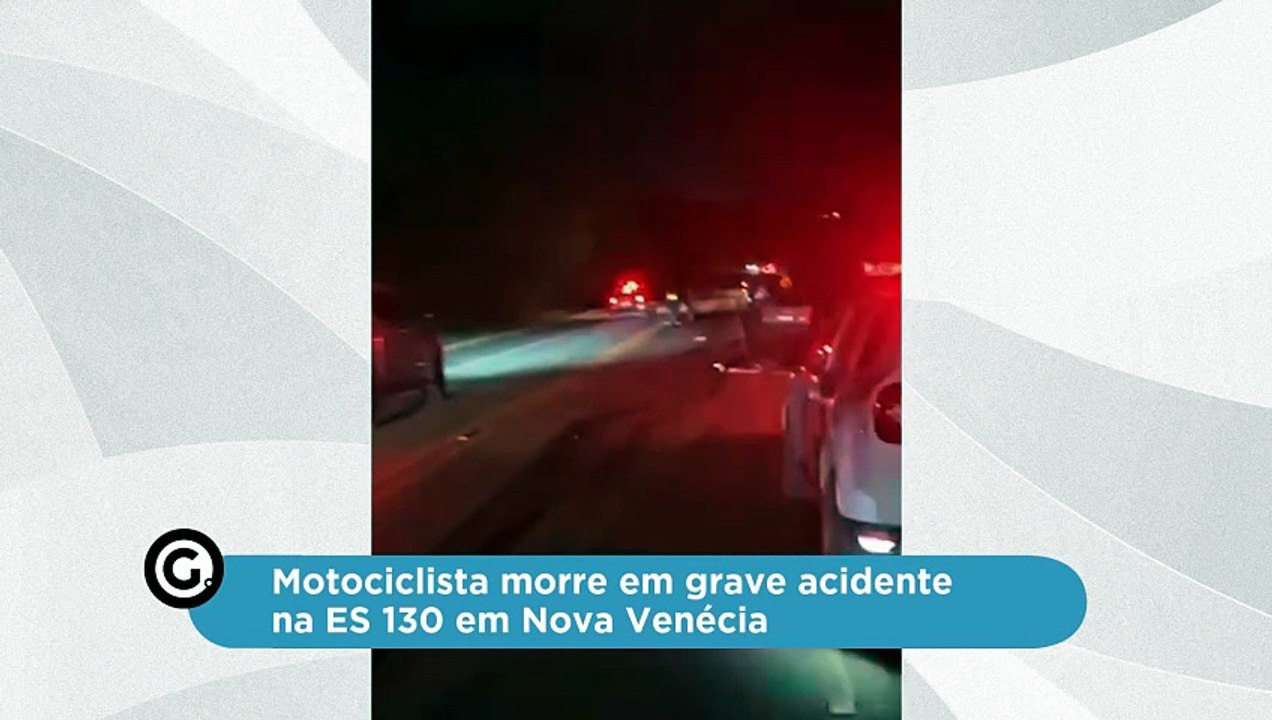 Motociclista morre em grave acidente na ES 130 em Nova Venécia
