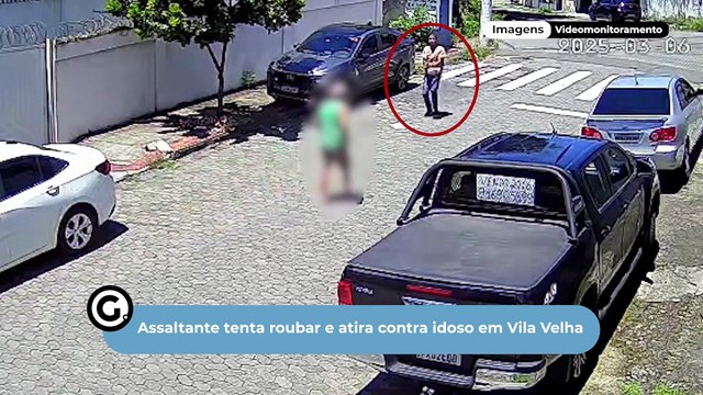 Assaltante tenta roubar e atira contra idoso em Vila Velha