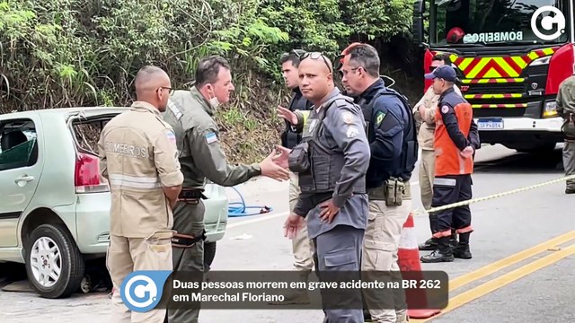 Duas pessoas morrem em grave acidente na BR 262 em Marechal Floriano