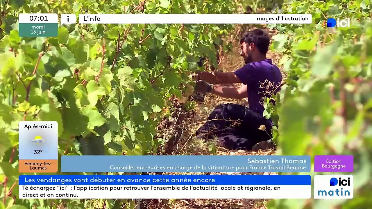 16/06/2026 - ici matin par ici Bourgogne en vidéo