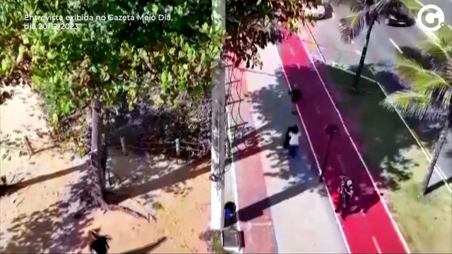 Grávida atingida por pedaço de poste no ES dá detalhes do acidente