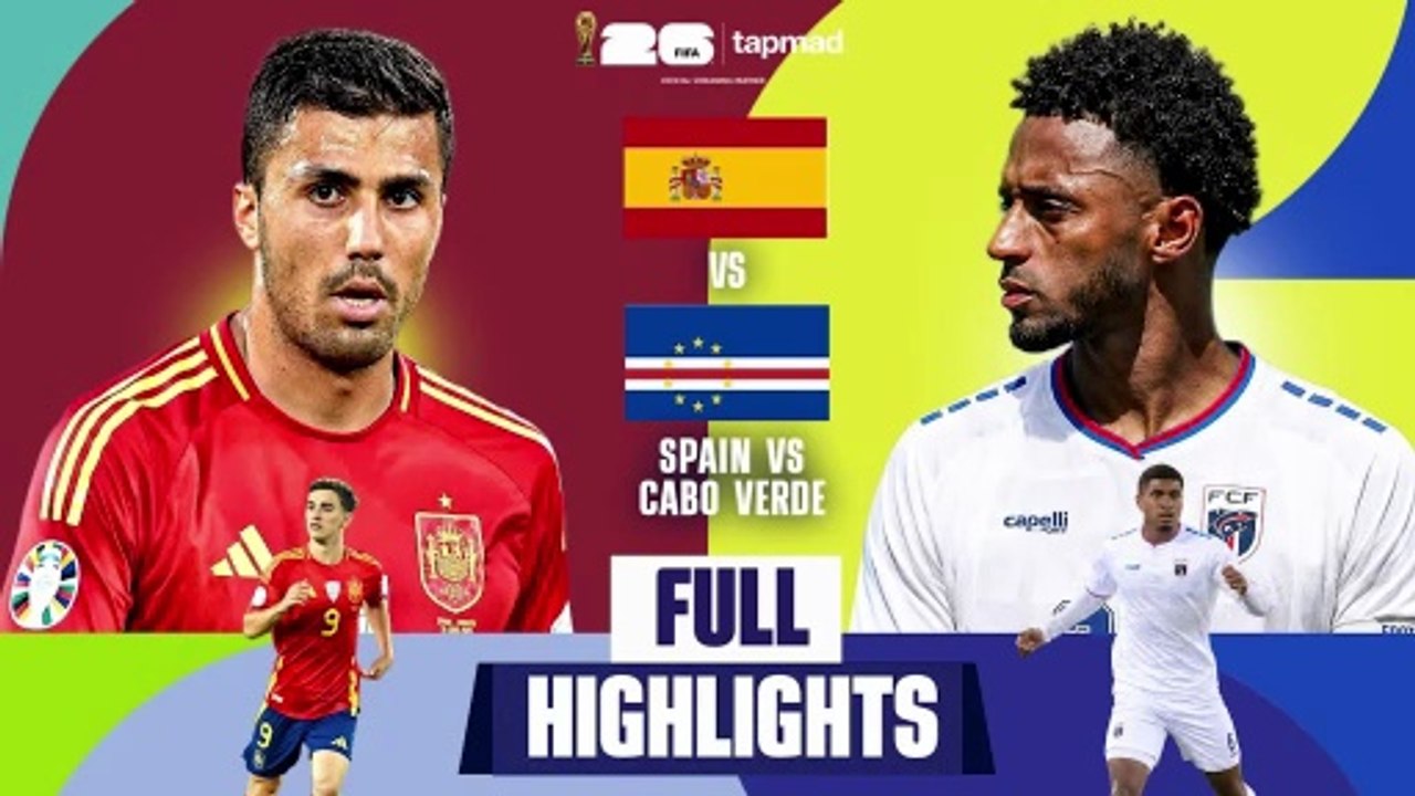 Spain vs Cabo Verde | Full Highlights | FIFA World Cup 2026™ |  FIFA26