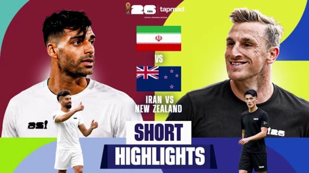 Iran vs New Zealand | Full Highlights | FIFA World Cup 2026™ | FIFA26