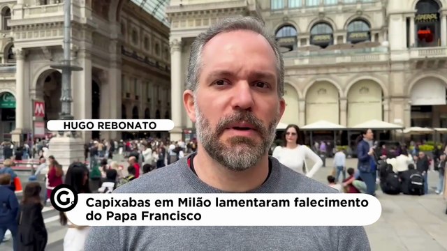 Capixabas em Milão lamentaram falecimento do Papa Francisco