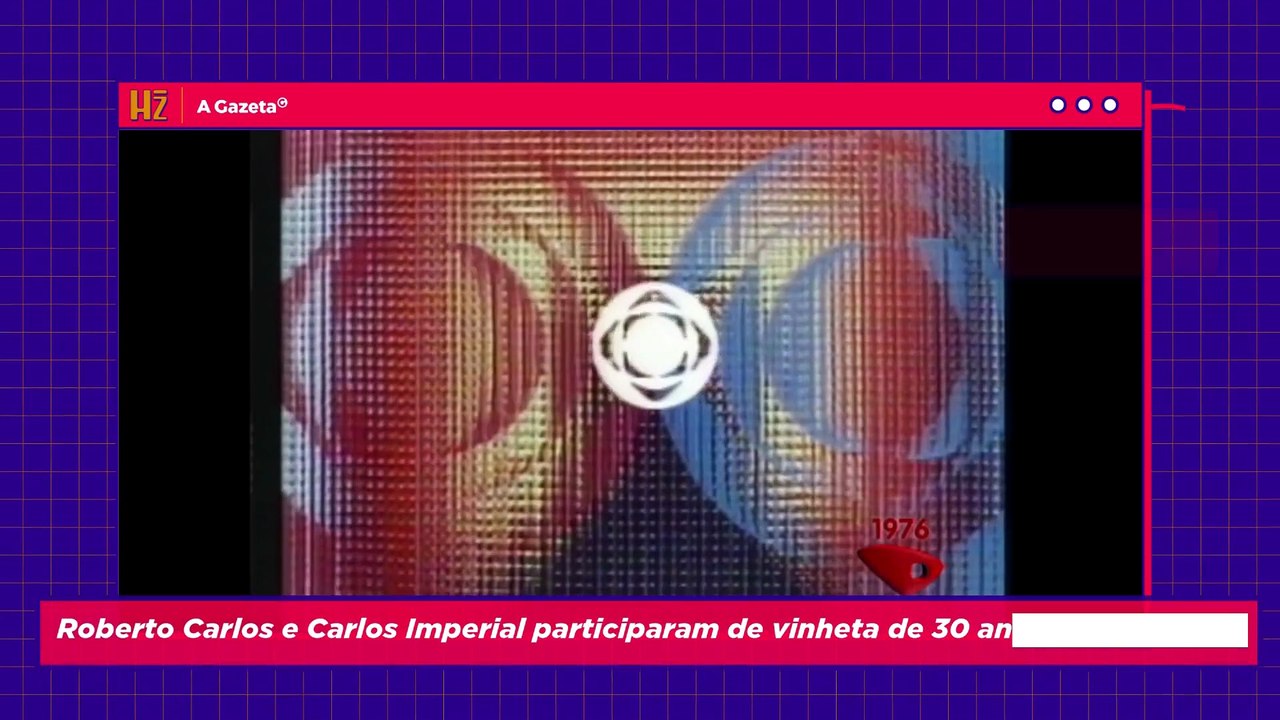 Roberto Carlos e Carlos Imperial participaram d...