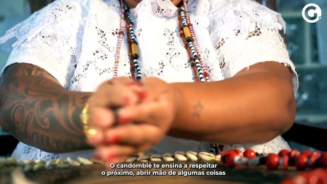 A mãe de santo devota de Nossa Senhora da Penha