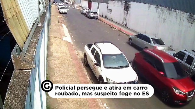 Policial persegue e atira em carro roubado, mas suspeito foge no ES