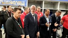 Infantinoa'dan İran'a soyunma odasında mesaj!