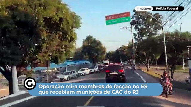 Operação mira membros de facção no ES que recebiam munições de CAC do RJ