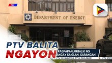 DOE, patuloy ang pagpapanumbalik ng kuryente sa mga barangay sa Glan, Sarangani