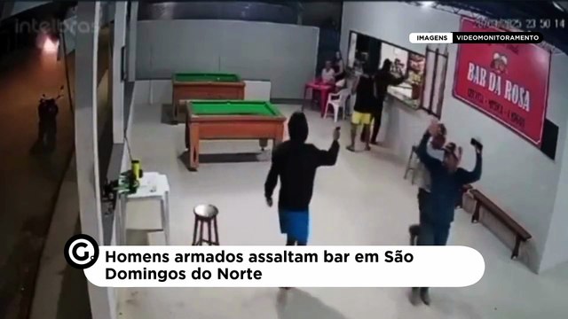Homens armados assaltam bar em São Domingos do Norte