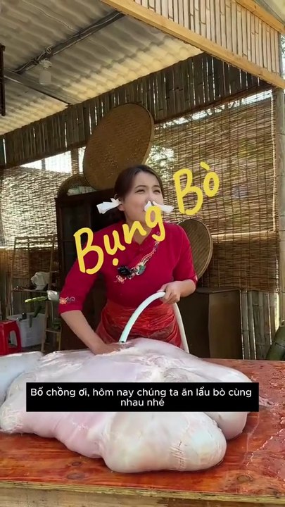 Anh chồng trông thế thôi mà tình cảm với vợ ra phết đấy mọi người nhỉ #amthuc #amthucmienque #laubo
