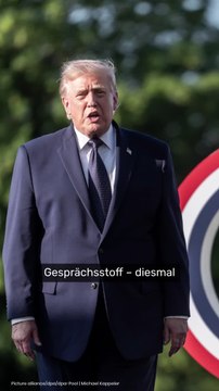 No Glomex Donald Trump: Heiser, müde und gelangweilt? US-Präsident irritiert bei Treffen mit Macron