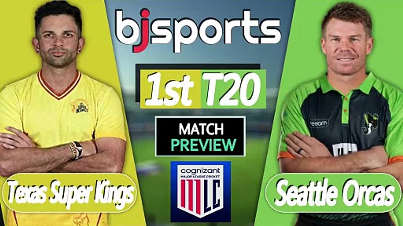 Major League Cricket 2026 | Texas Super Kings vs Seattle Orcas 1st T20 Match Preview
