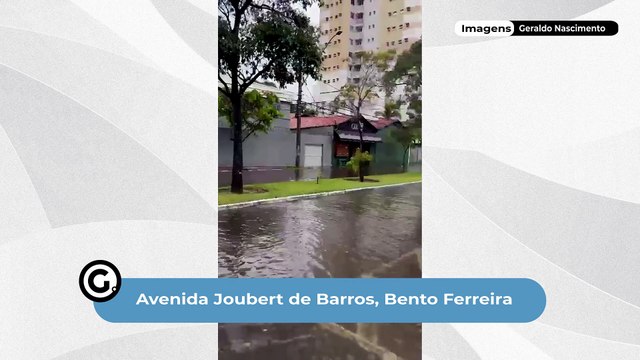 Ruas de Vitória ficam alagadas após chuvas; confira