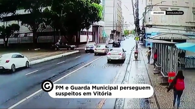 PM e Guarda Municipal perseguem suspeitos em Vitória