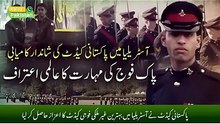 Pakistani Cadet Wins Best Foreign Military Cadet Award in Australia!