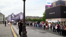Abriu instalação de JR que transforma em "Caverna" ponte de Paris