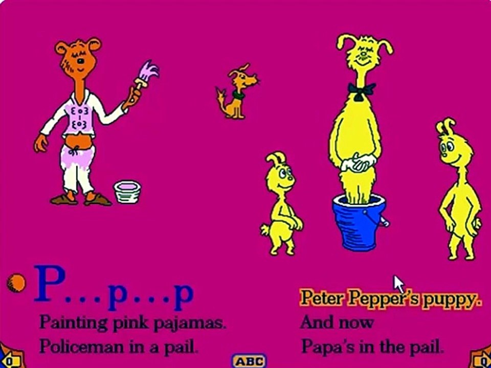Dr. Seuss's ABC Living Books - Letter P