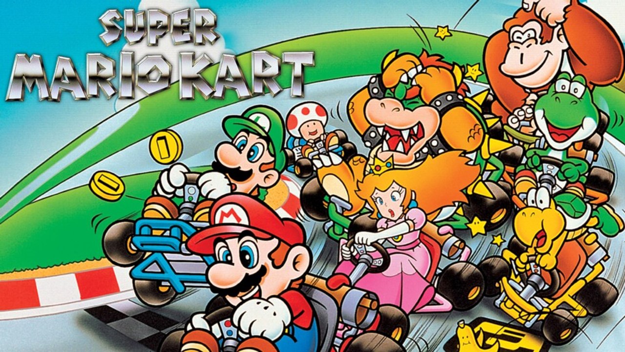 Super mario kart: der us-trailer schickt uns 34 jahre in die vergangenheit