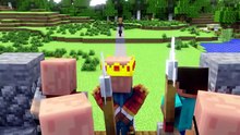 THE PILLAGER RAIDS STARTED Minecraft Animation