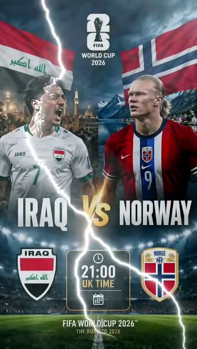 FIFA World Cup 2026 Norway Vs Iraq Today Match