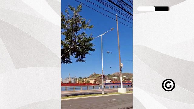 Treinamento aéreo na Beira-Mar chama atenção no Centro de Vitória