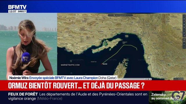 Après l'accord entre les États-Unis et l'Iran, des navires franchissent le détroit d'Ormuz