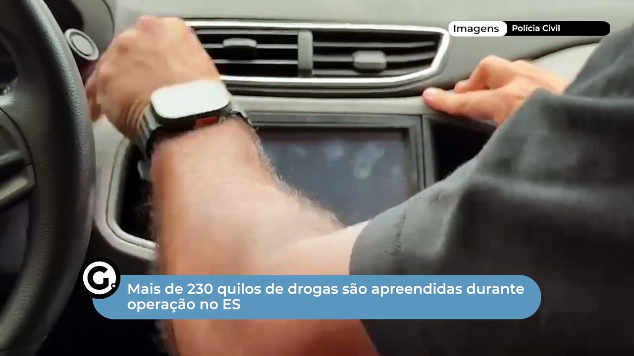 Mais de 230 quilos de drogas são apreendidas durante operação no ES