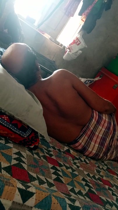 My father is sleeping