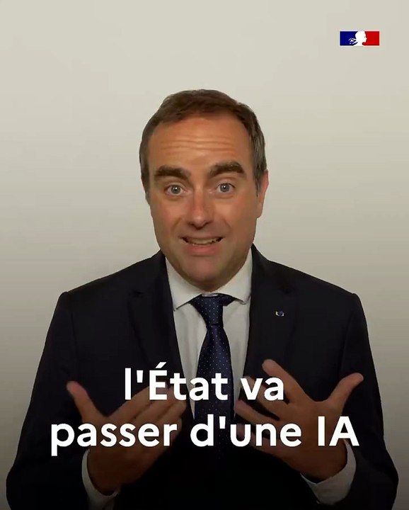 Intelligence artificielle: Sébastien Lecornu annonce 655 millions d'euros d'investissements supplémentaires et le début d'une généralisation de son usage par les services de l'Etat - VIDEO