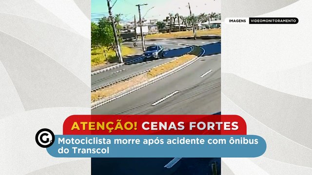 Motociclista morre após acidente com ônibus do Transcol