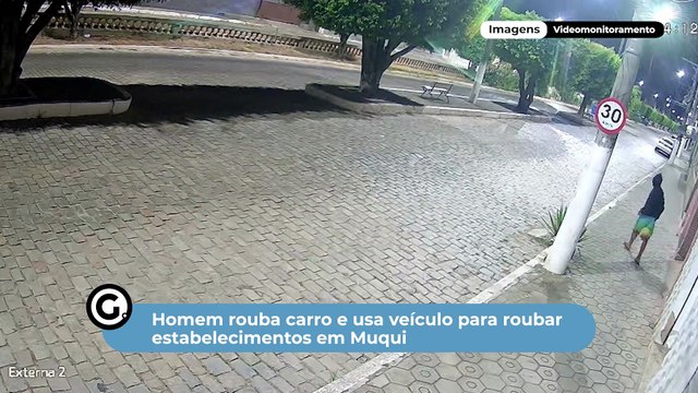 Homem rouba carro e usa veículo para roubar estabelecimentos em Muqui