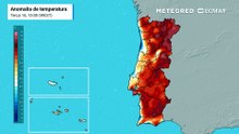 As temperaturas vão subir, podendo ultrapassar os 40 ºC no fim de semana